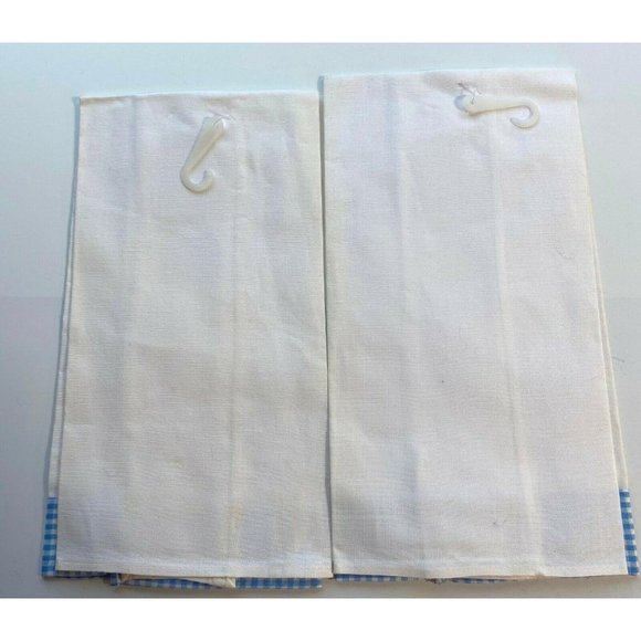 Fruit Bowl Designer Napkins Applique Blue Gingham Kitchen Crafts Blue 14 x 22 - Picture 4 of 5